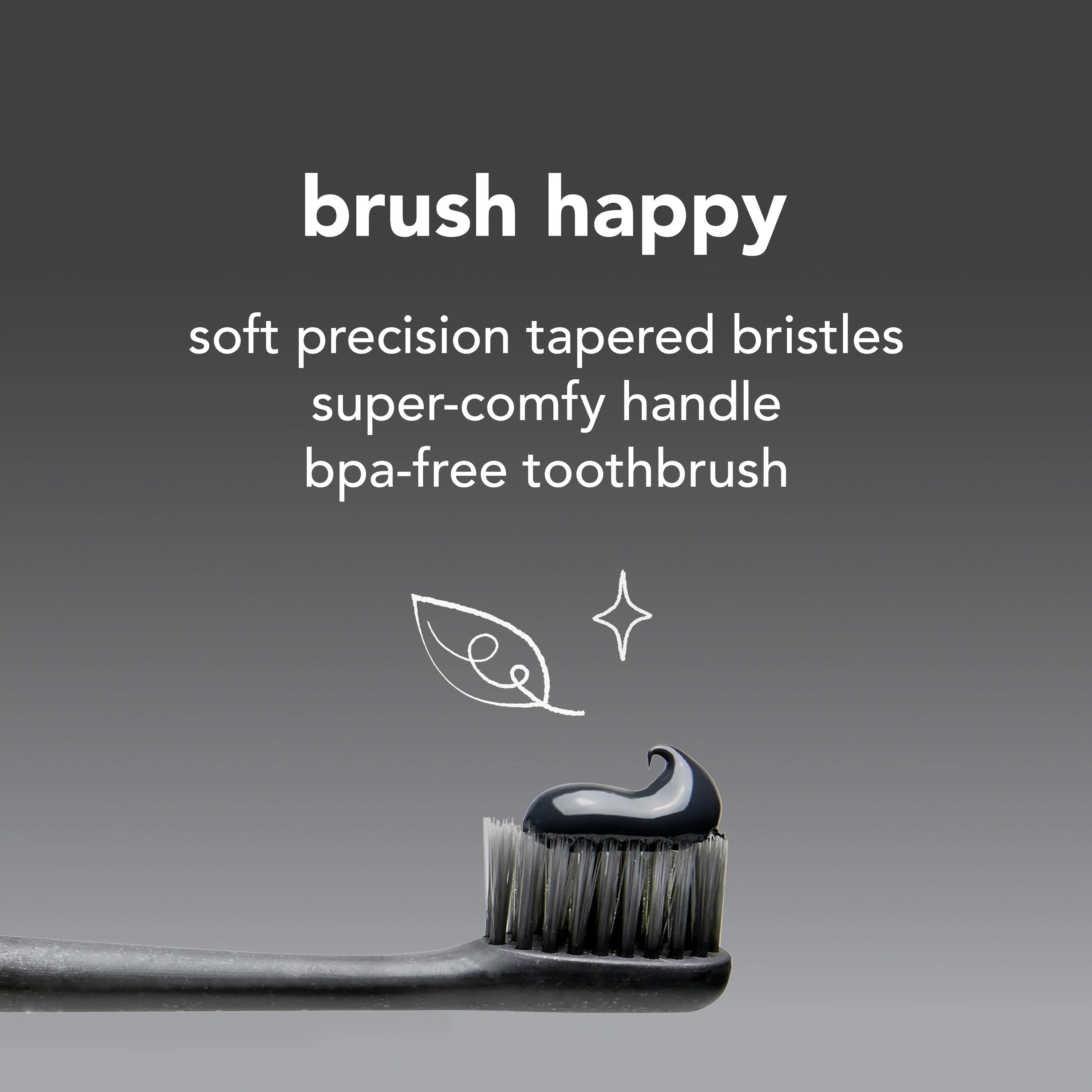hello classic toothbrush in black - Image 4