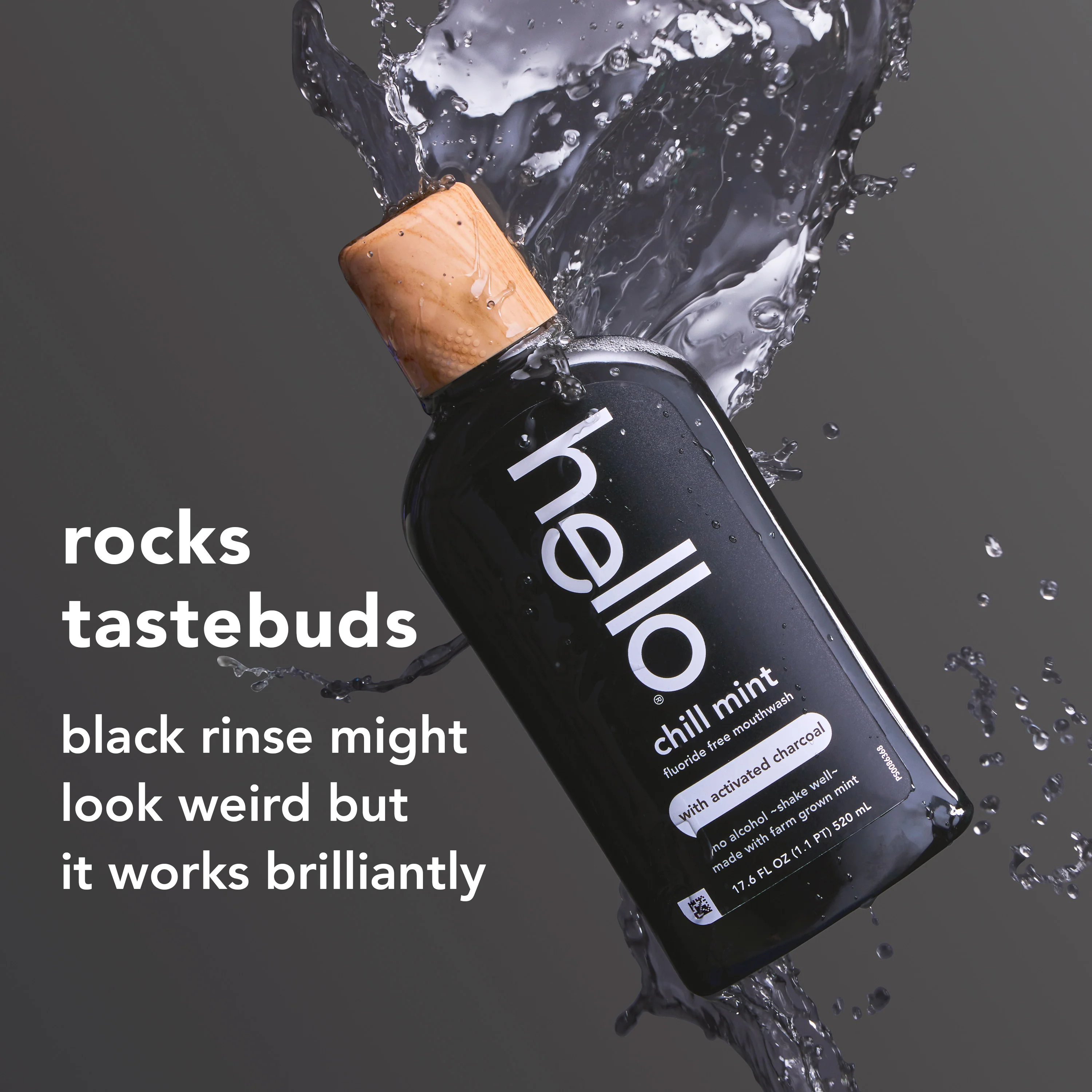 hello chill mint with activated charcoal mouthwash - Image 4