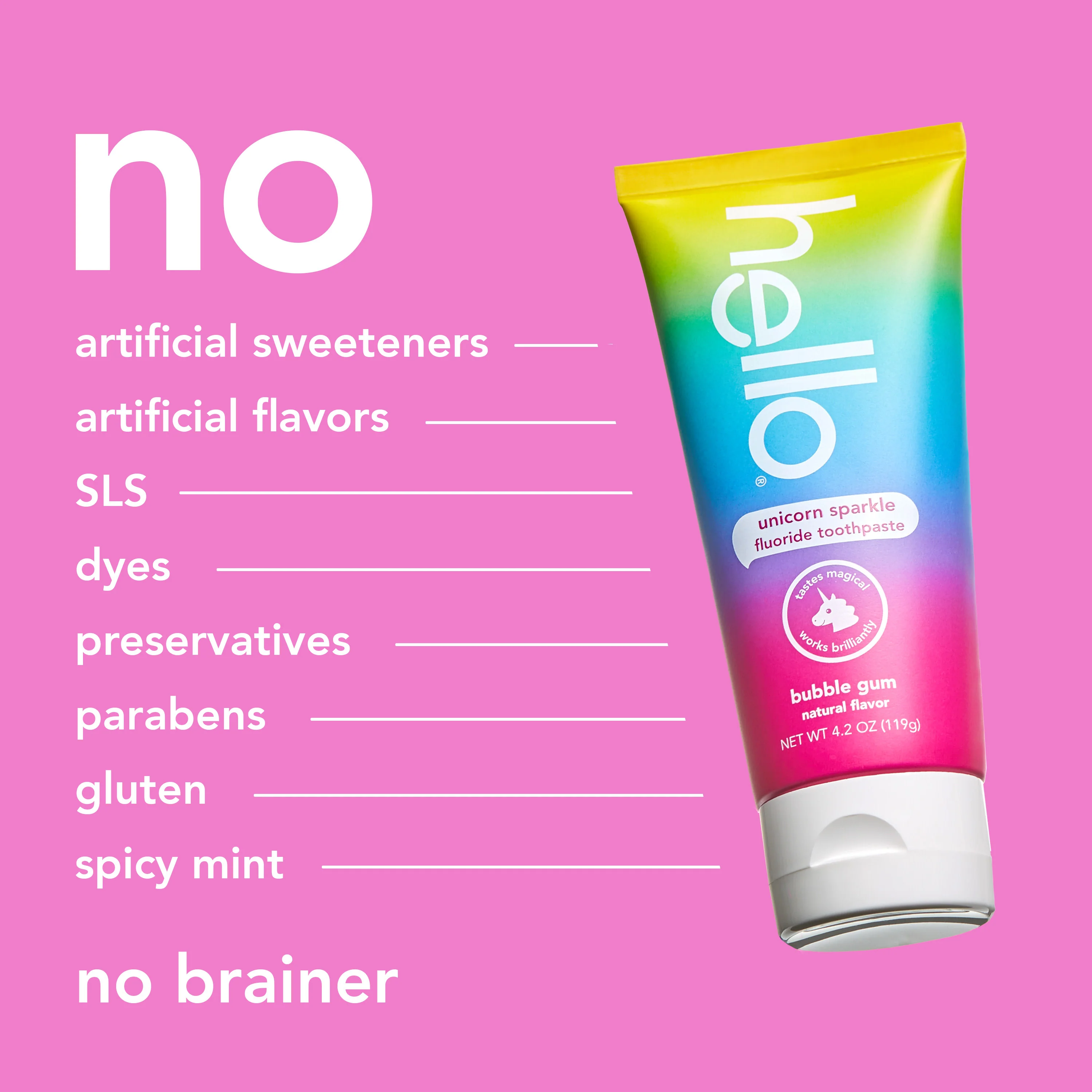 hello kids unicorn sparkle fluoride toothpaste - Image 7