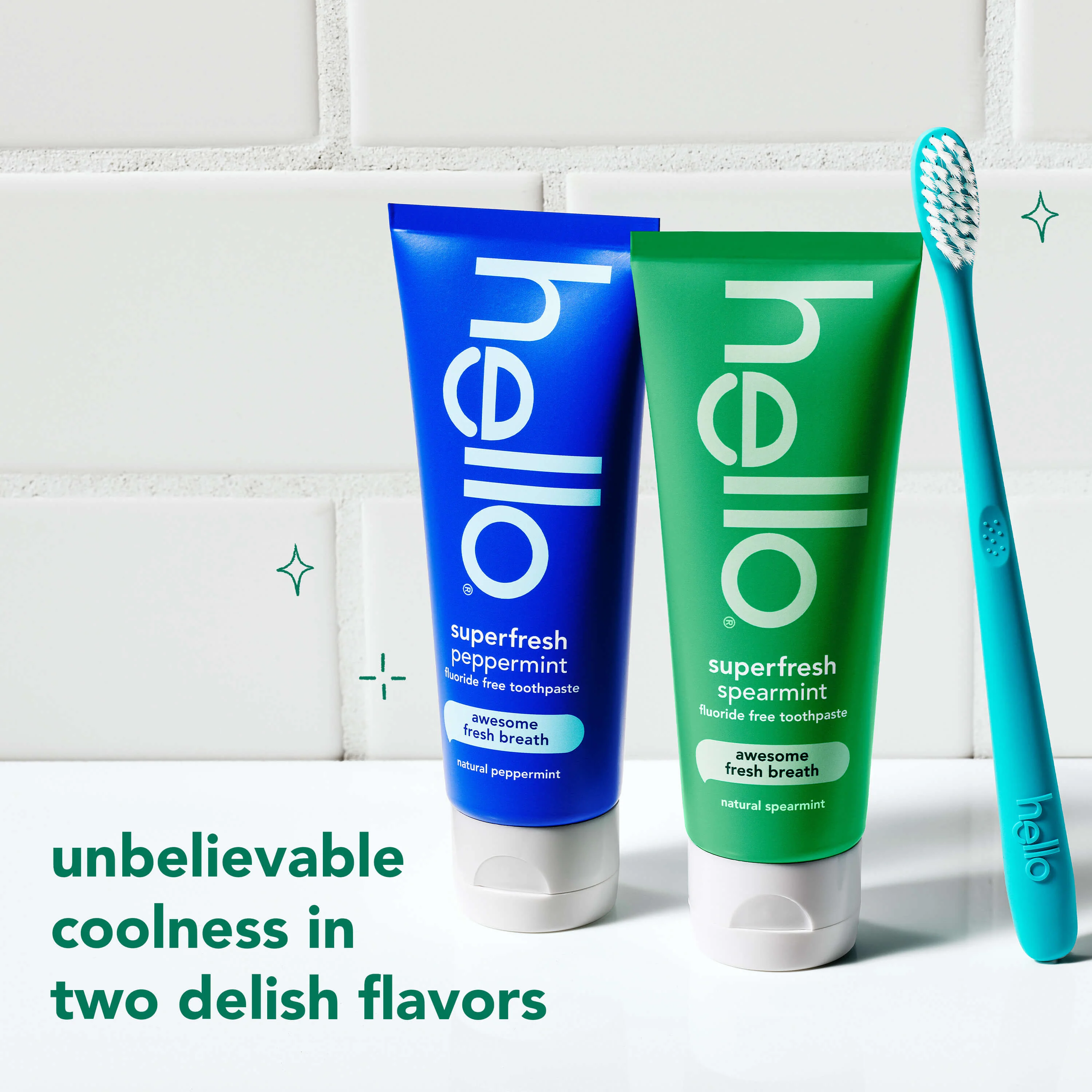 hello superfresh peppermint fluoride free toothpaste - Image 7