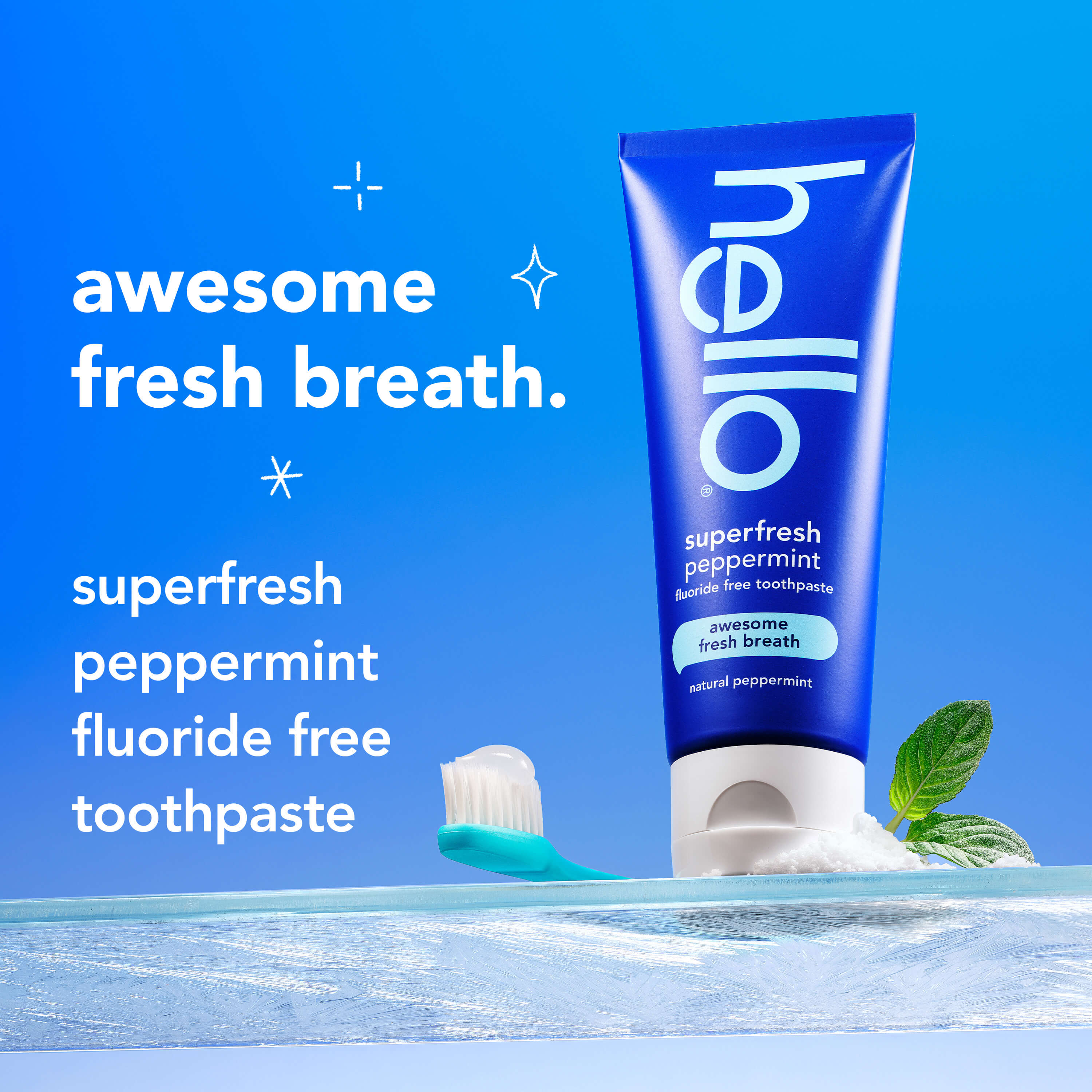 hello superfresh peppermint fluoride free toothpaste - Image 3